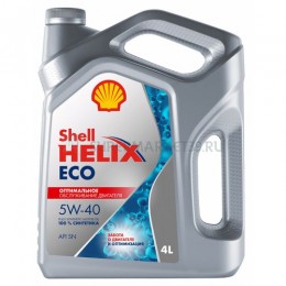 МАСЛО SHELL HELIX ECO 5W40 4L                                                                                                                                                                                                                             